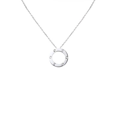 CARTIER LOVE NECKLACE, 3 DIAMONDS B7014600